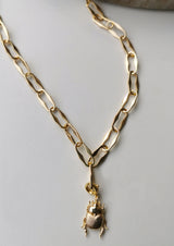 Käferkette - Kette vergoldet