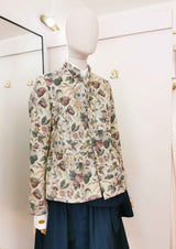 Jacke LUISA – Floral Jacquard