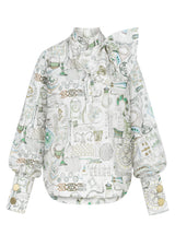 MATHILDA - Bluse mit Schleife