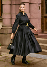 TESS - Midikleid aus Baumwollmusselin