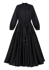 TESS - Midikleid aus Baumwollmusselin