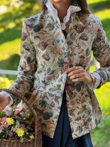Jacke LUISA – Floral Jacquard