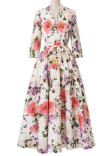 SISSI - Florale Eleganz aus Baumwolle