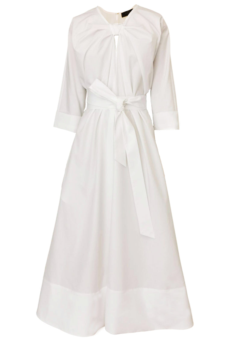 BELLA white - Atelierkleid