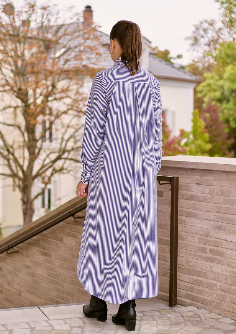 ETHEL - Hemdblusenkleid aus Baumwolle