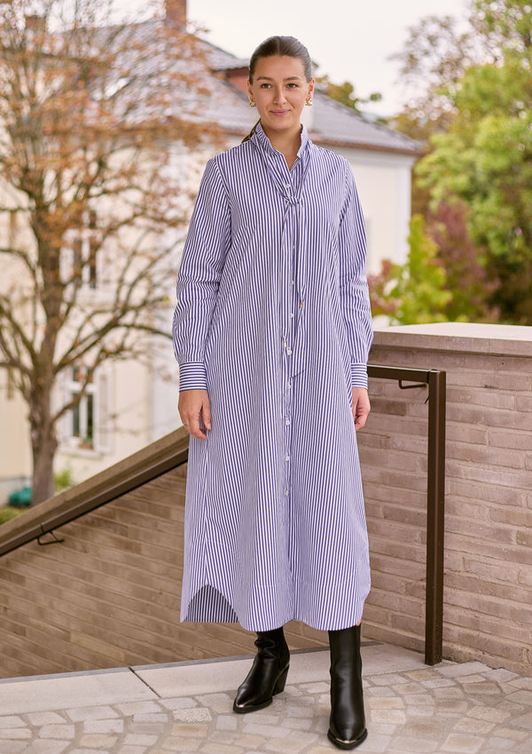 ETHEL - Hemdblusenkleid aus Baumwolle