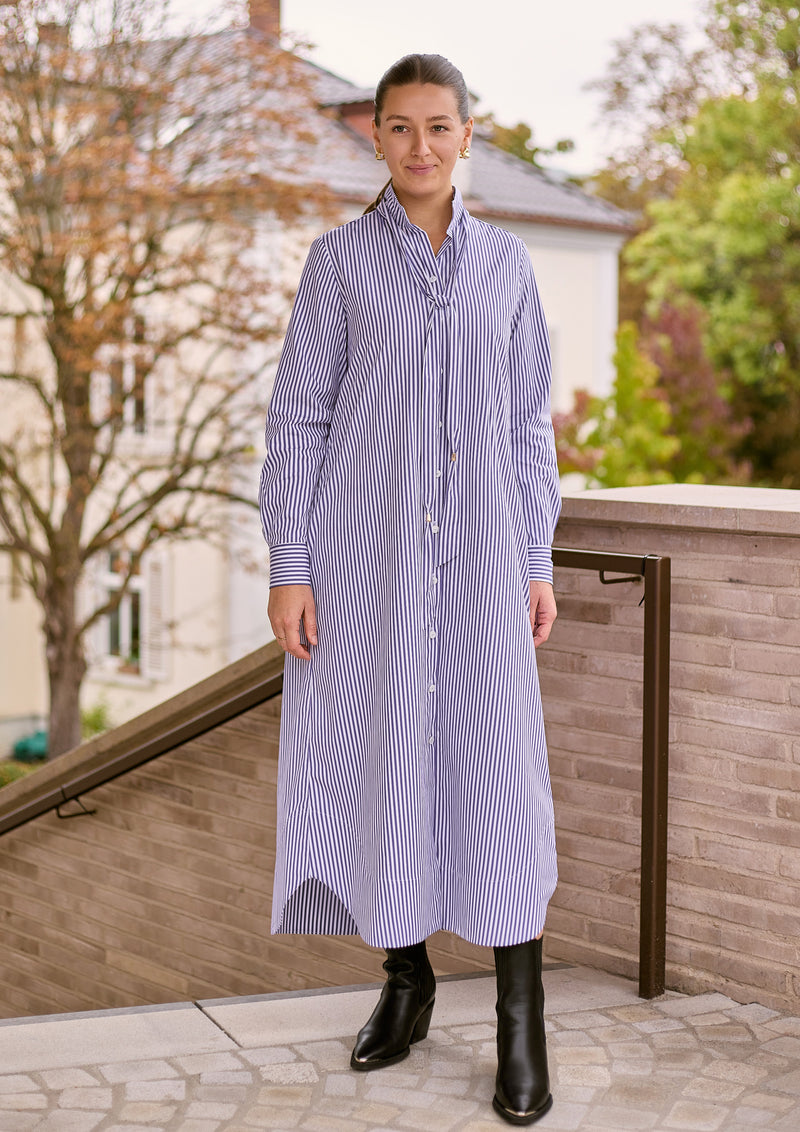 ETHEL - Hemdblusenkleid aus Baumwolle