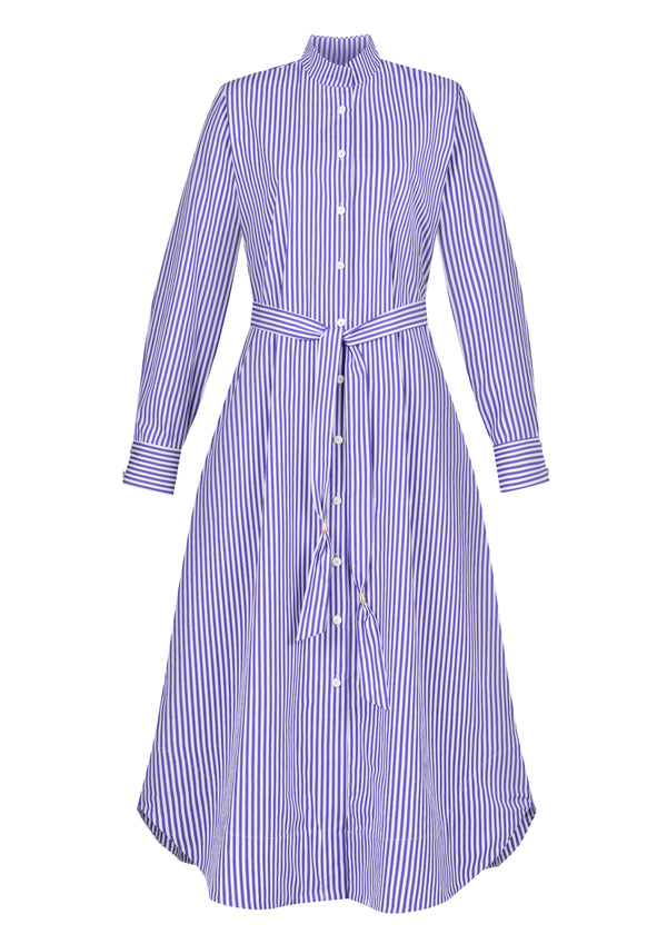 ETHEL - Hemdblusenkleid aus Baumwolle