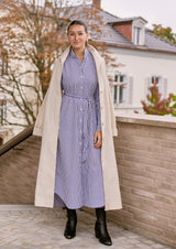 ETHEL - Hemdblusenkleid aus Baumwolle