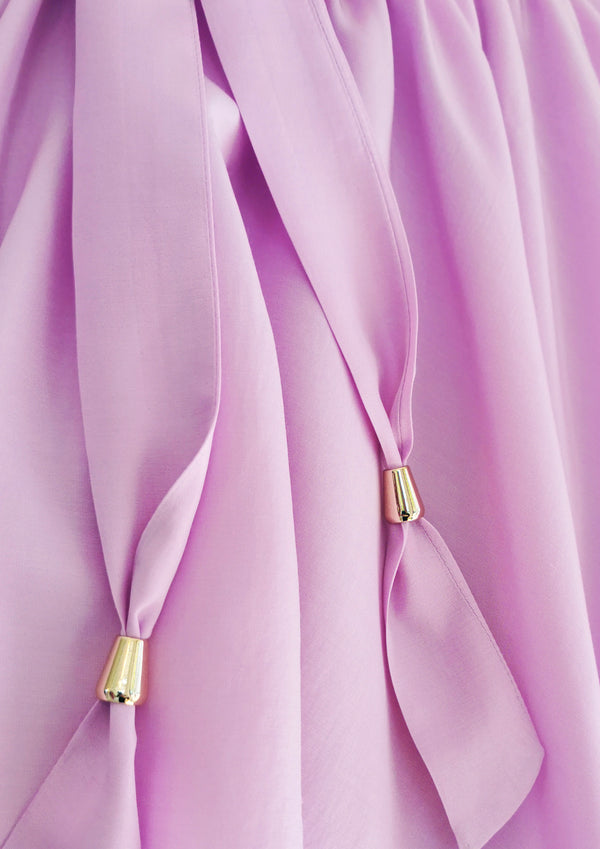 FEE Purple  - Neckholdertop mit Cape