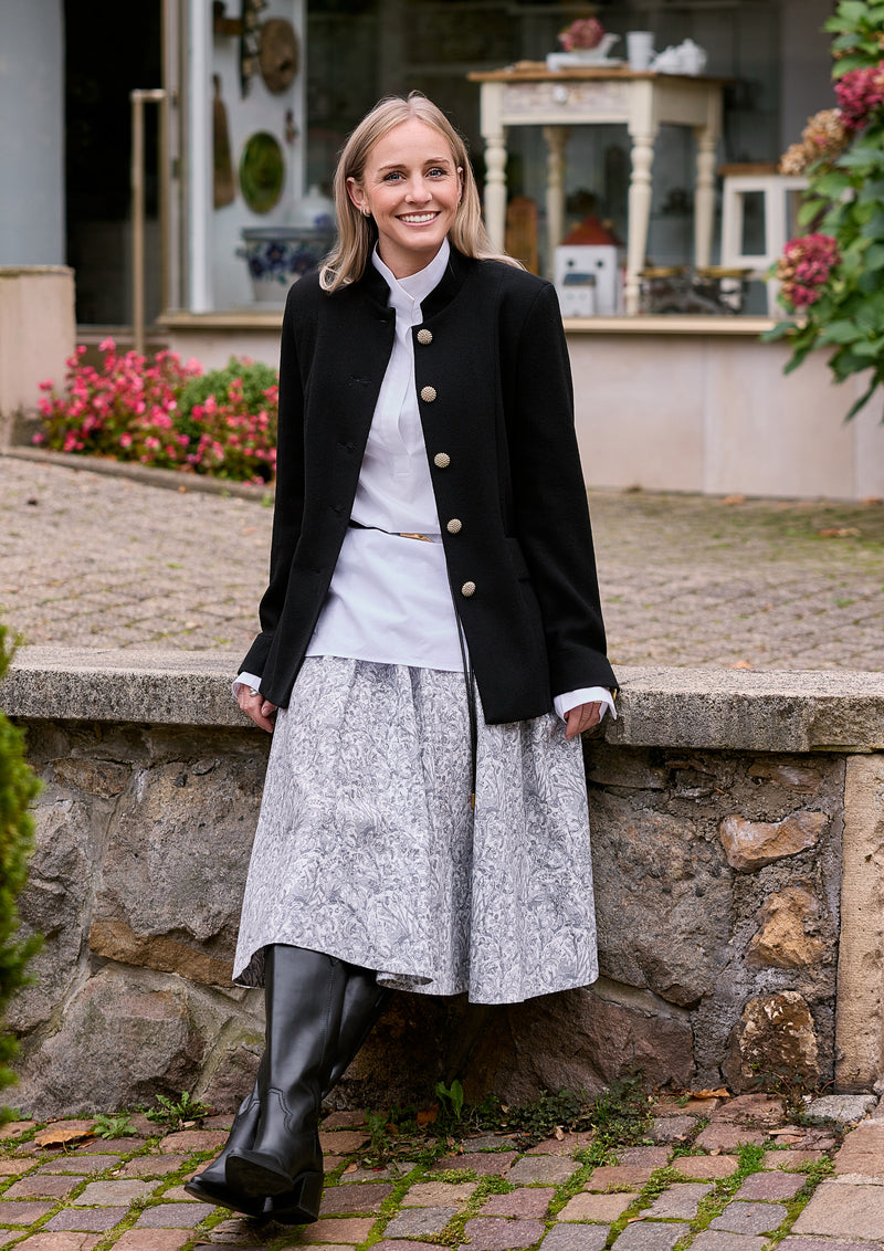 GRACE - Blazer aus Wollcrepe