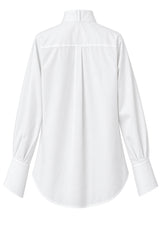 Bluse ROBIN White - Bluse mit abnehmbaren Schluppe