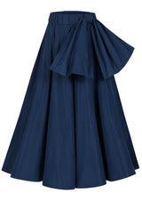 THEA BOW Marine - Midirock mit abnehmbaren Schleife