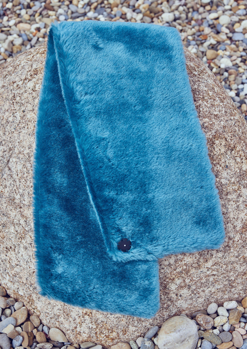 Blue - Schalkragen aus reinem Mohair