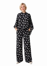 LIVIA - Bluse mit Pferdeprint