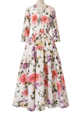 SISSI - Florale Eleganz aus Baumwolle